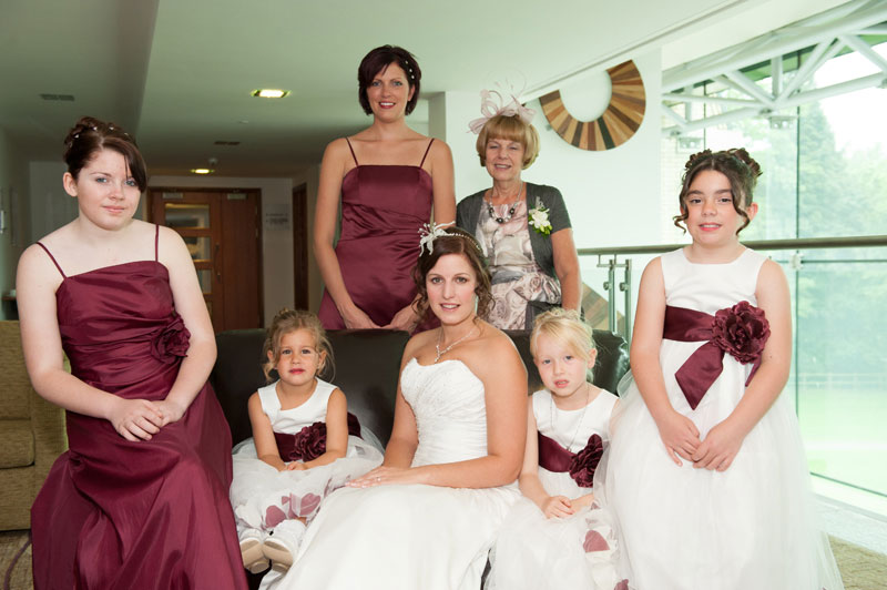 wedding hair and make up tips,bridal party getting ready after there hair and make up Staffordshire